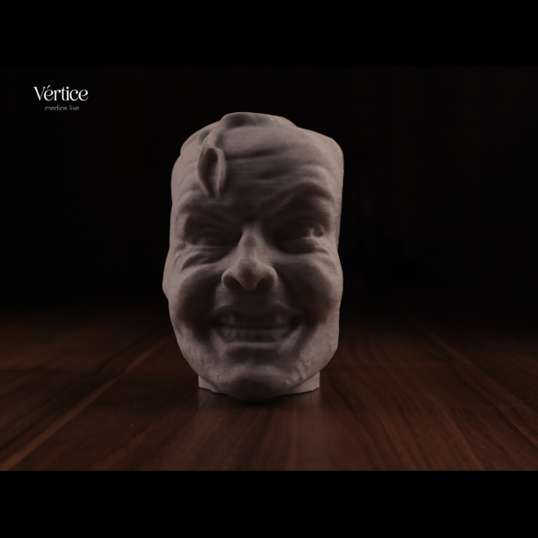 Separador de libros 3D – “Cabeza Esculpida” - Image 2